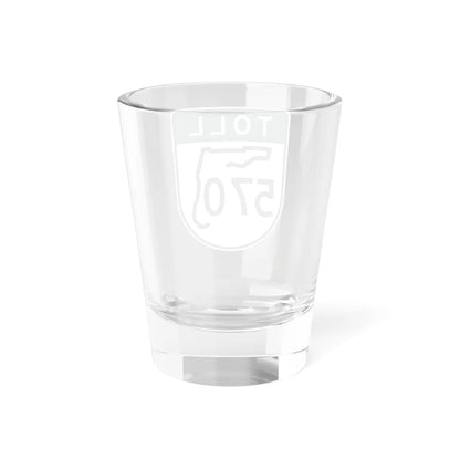Toll Florida 570 old-green (Florida) (Road Sign) Shot Glass 1.5oz - Go Mug Yourself