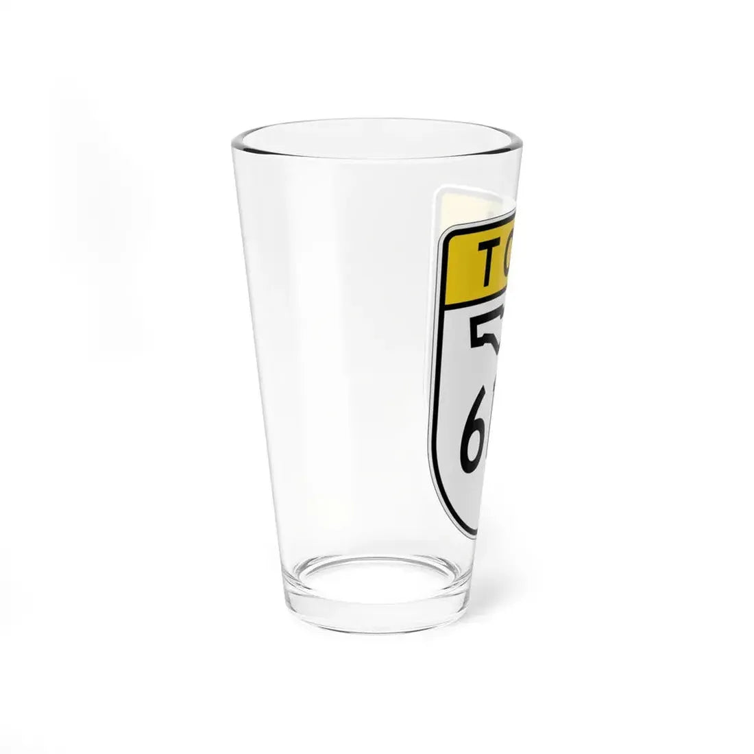 Toll Florida 618 (Florida) (Road Sign) Pint Glss 16oz - Go Mug Yourself