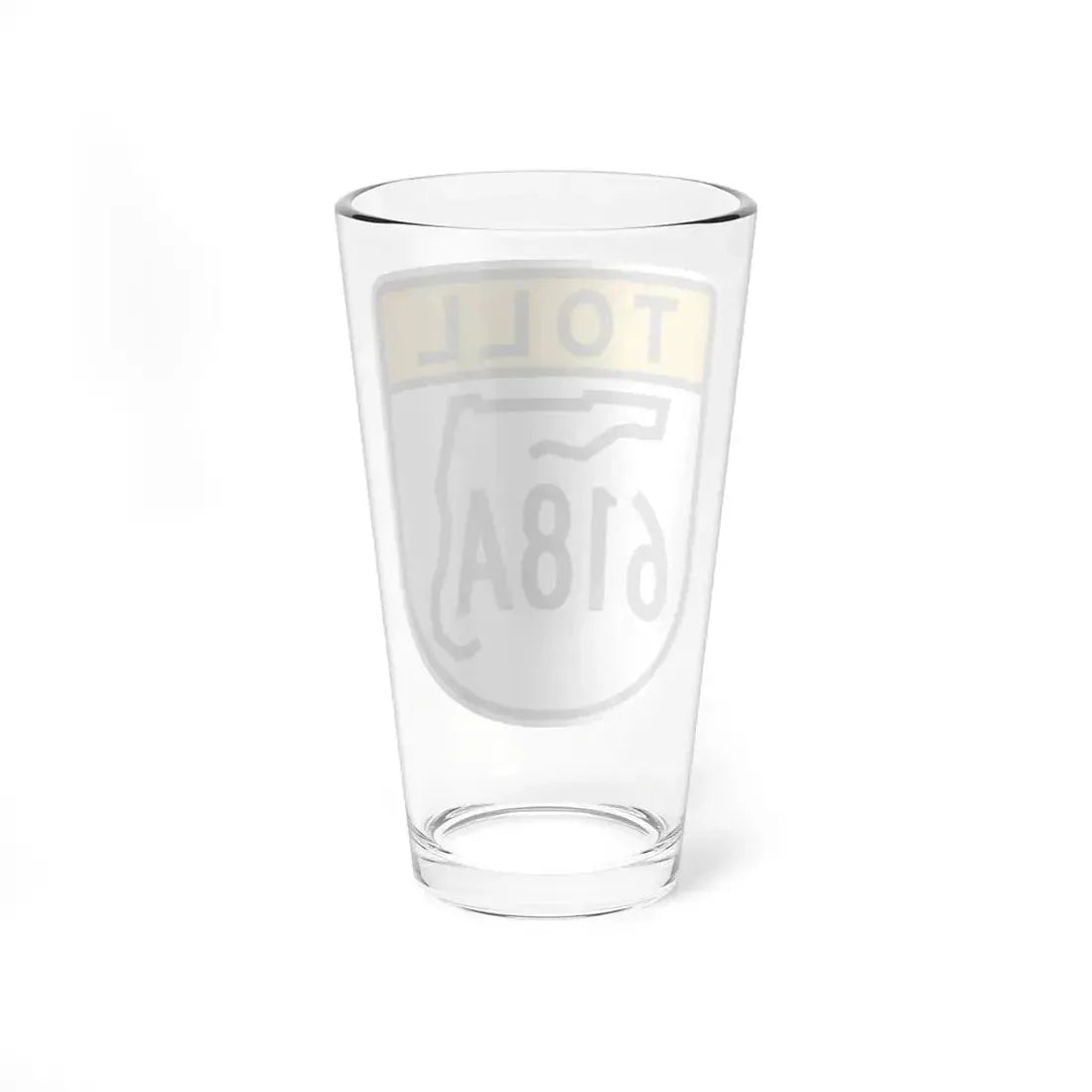 Toll Florida 618A (Florida) (Road Sign) Pint Glass 16oz - Go Mug Yourself