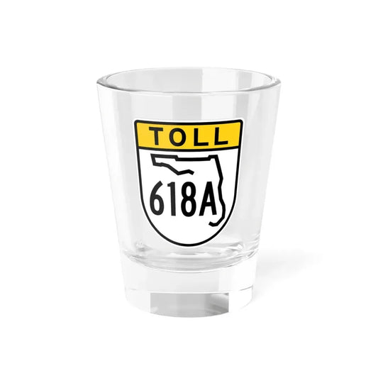 Toll Florida 618A (Florida) (Road Sign) Shot Glass 1.5oz 1.5oz - Go Mug Yourself