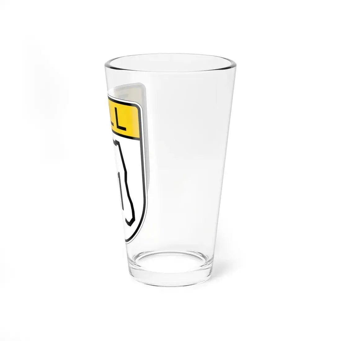 Toll Florida 821 (Florida) (Road Sign) Pint Glss 16oz - Go Mug Yourself