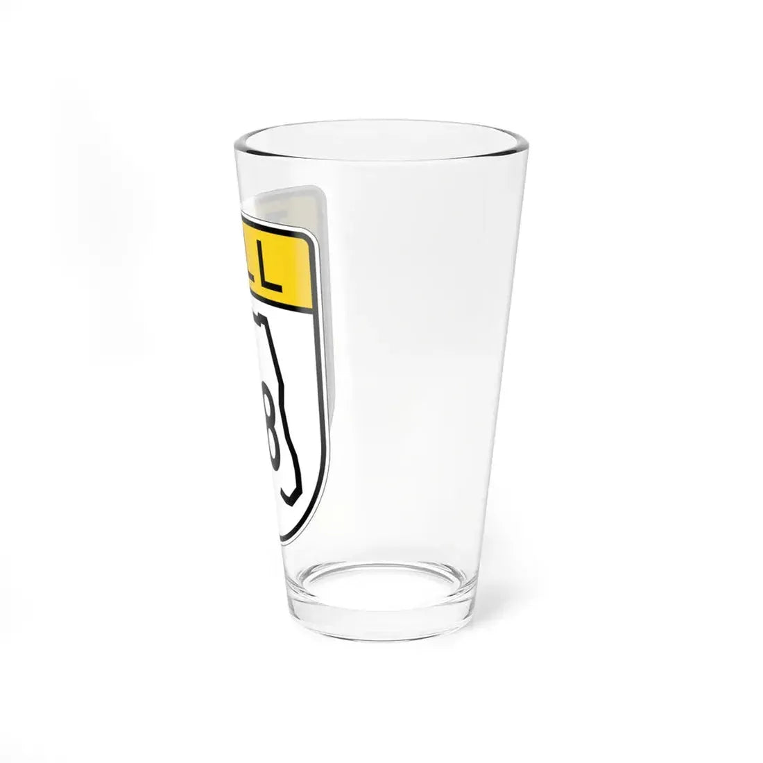 Toll Florida 878 (Florida) (Road Sign) Pint Glss 16oz - Go Mug Yourself
