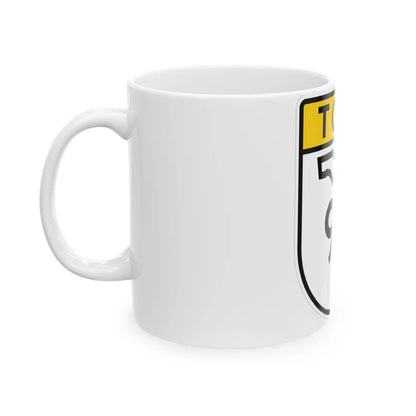 Toll Florida 91 (Florida) (Road Sign) White Coffee Mug - Go Mug Yourself