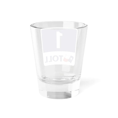 Toll Texas 1 new (Texas) (Road Sign) Shot Glass 1.5oz - Go Mug Yourself