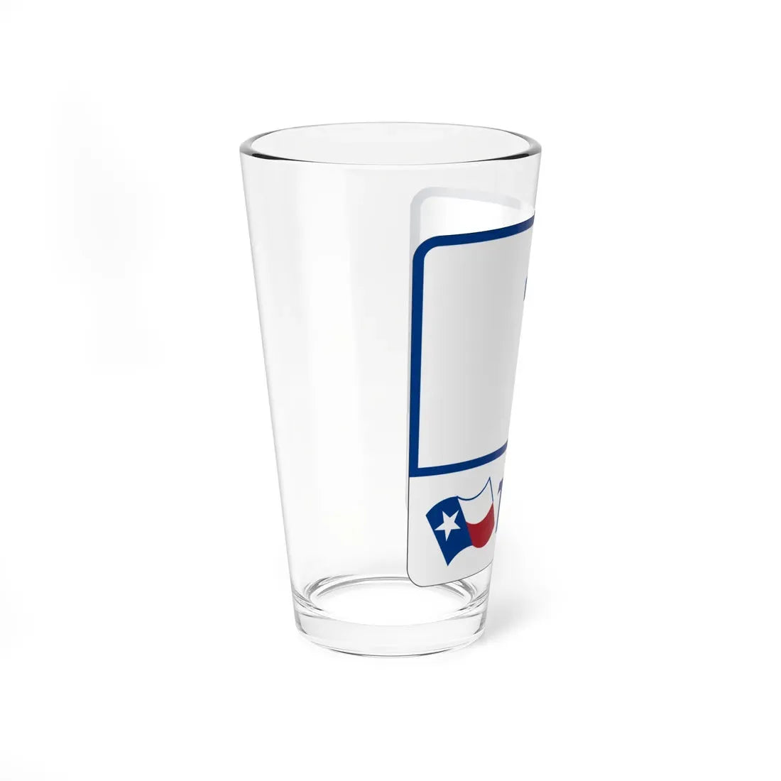 Toll Texas 1 (Texas) (Road Sign) Pint Glass 16oz - Go Mug Yourself