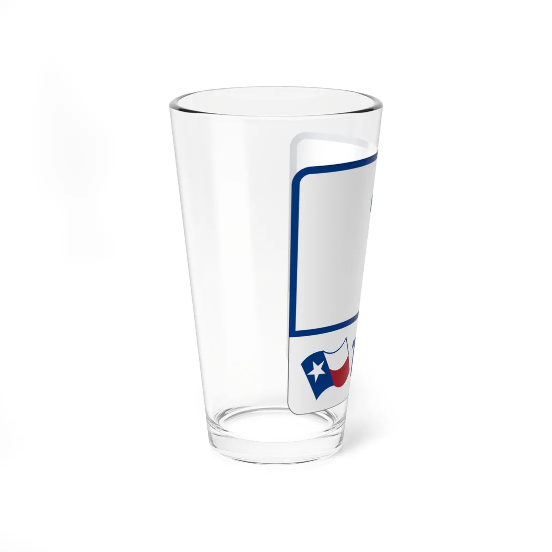 Toll Texas 1 (Texas) (Road Sign) Pint Glss 16oz - Go Mug Yourself