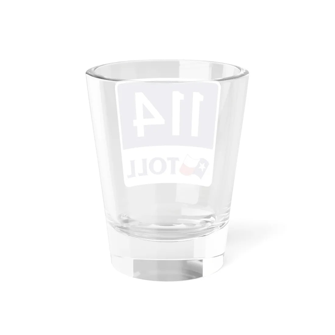 Toll Texas 114 new (Texas) (Road Sign) Shot Glass 1.5oz - Go Mug Yourself