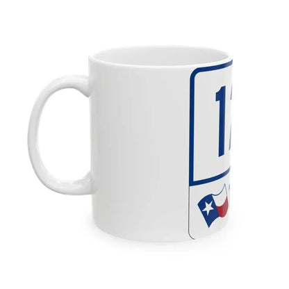 Toll Texas 121 (Texas) (Road Sign) White Coffee Mug - Go Mug Yourself