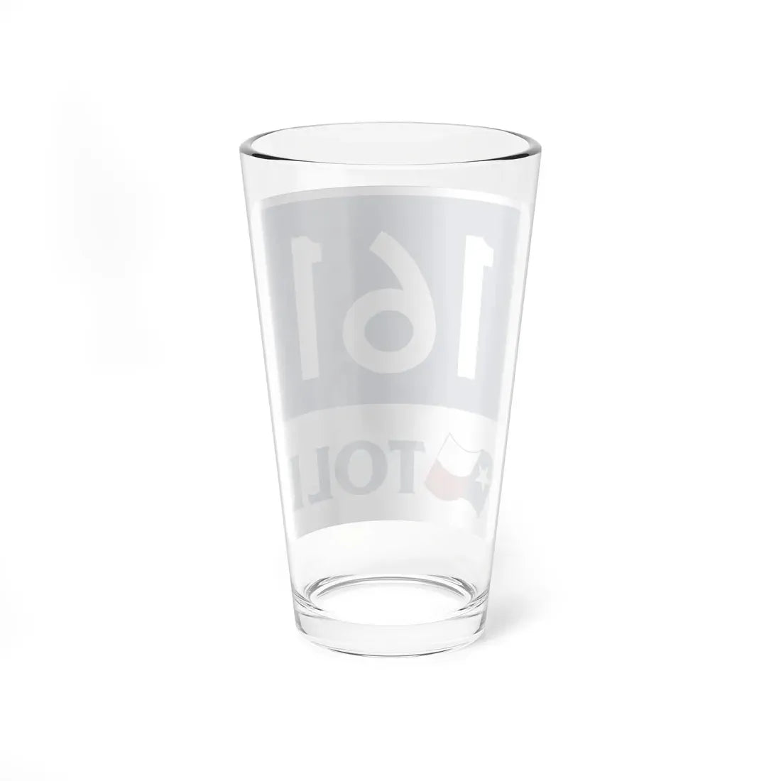 Toll Texas 161 new (Texas) (Road Sign) Pint Glass 16oz - Go Mug Yourself