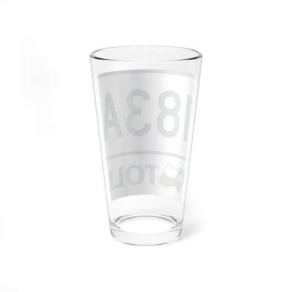 Toll Texas 183A (Texas) (Road Sign) Pint Glss 16oz - Go Mug Yourself