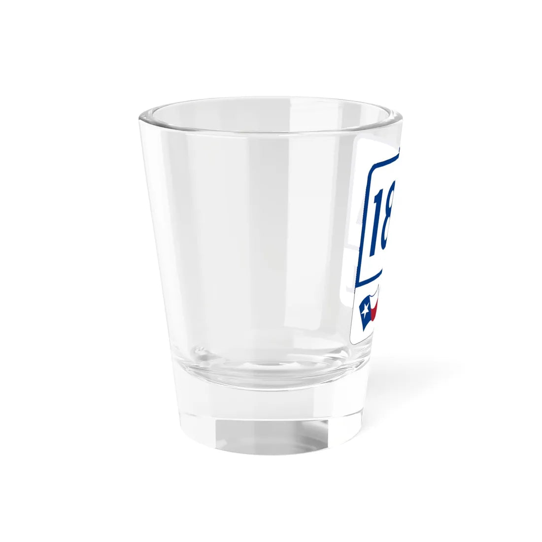 Toll Texas 183A (Texas) (Road Sign) Shot Glass 1.5oz - Go Mug Yourself