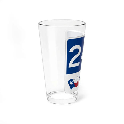 Toll Texas 249 new (Texas) (Road Sign) Pint Glass 16oz - Go Mug Yourself