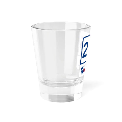 Toll Texas 255 (Texas) (Road Sign) Shot Glass 1.5oz - Go Mug Yourself