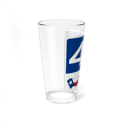 Toll Texas 45 new (Texas) (Road Sign) Pint Glass 16oz - Go Mug Yourself
