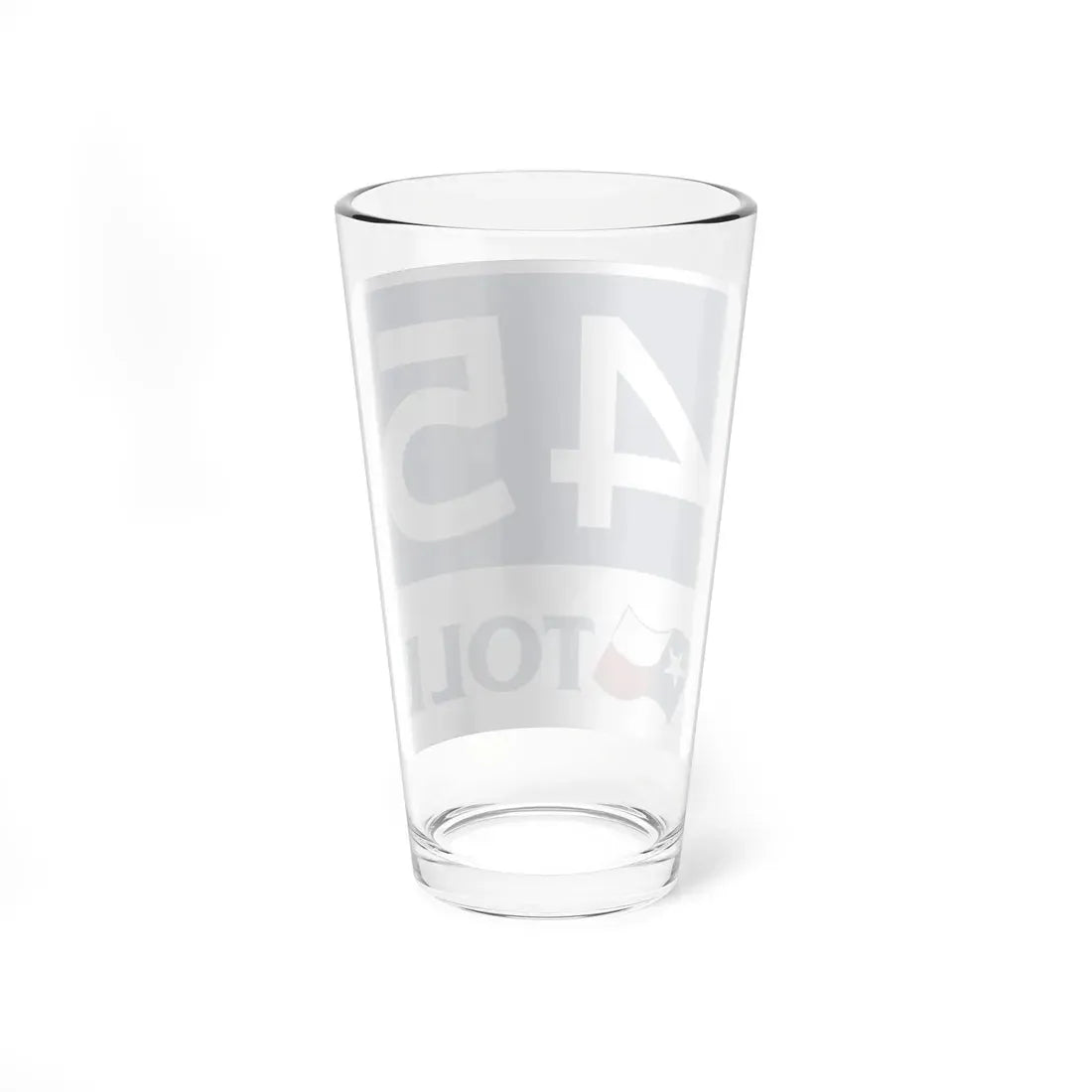 Toll Texas 45 new (Texas) (Road Sign) Pint Glass 16oz - Go Mug Yourself