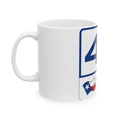 Toll Texas 49 (Texas) (Road Sign) White Coffee Mug - Go Mug Yourself