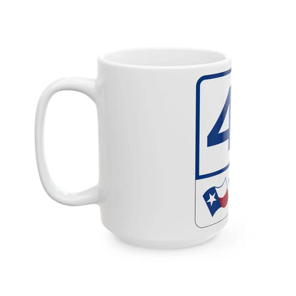 Toll Texas 49 (Texas) (Road Sign) White Coffee Mug - Go Mug Yourself