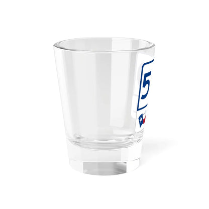 Toll Texas 550 (Texas) (Road Sign) Shot Glass 1.5oz - Go Mug Yourself