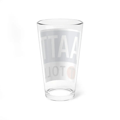 Toll Texas AATT new (Texas) (Road Sign) Pint Glass 16oz - Go Mug Yourself