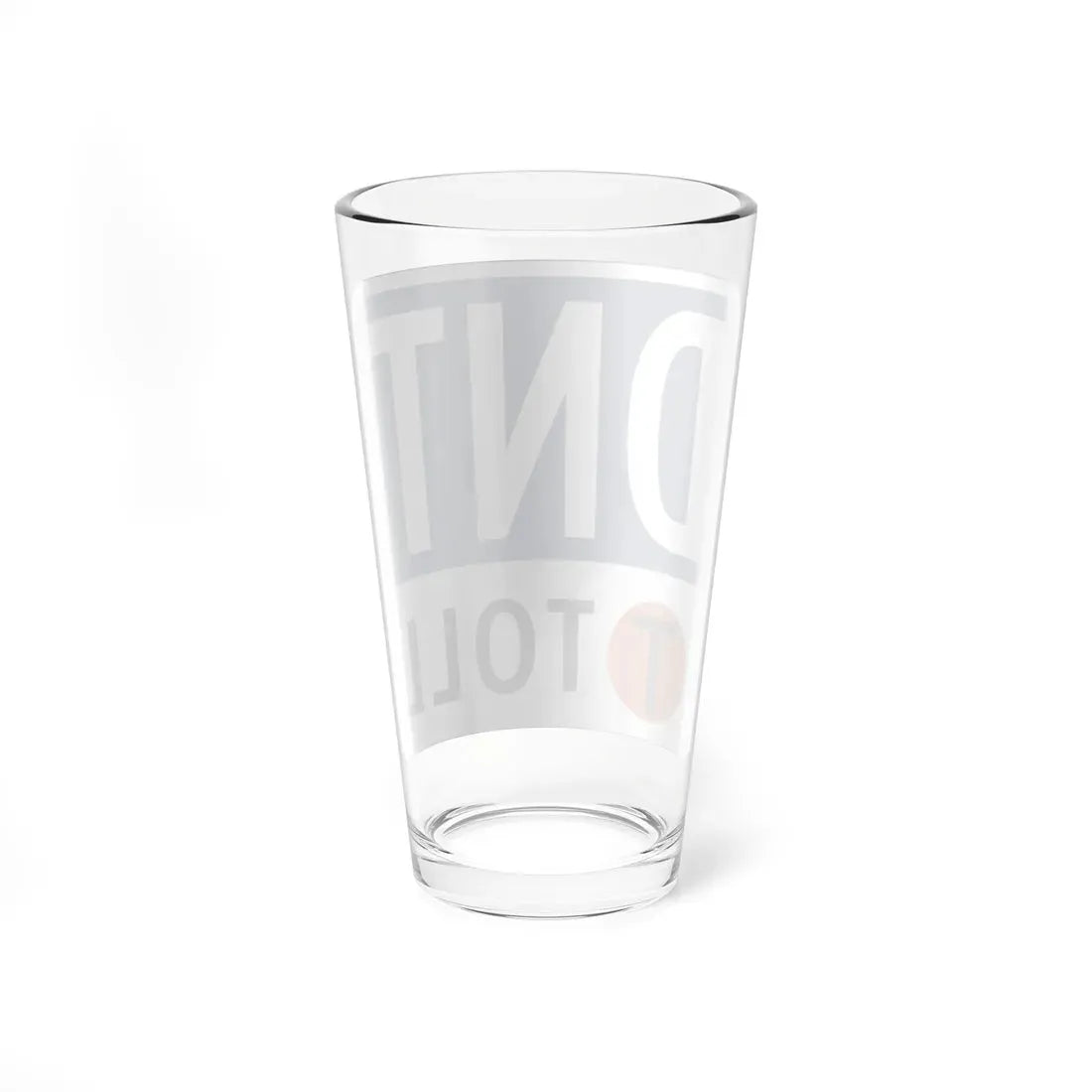 Toll Texas DNT new (Texas) (Road Sign) Pint Glass 16oz - Go Mug Yourself