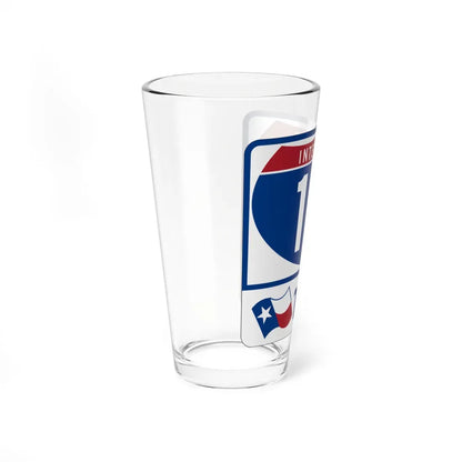 Toll Texas Interstate Highway 10 (Texas) (Road Sign) Pint Glass 16oz - Go Mug Yourself