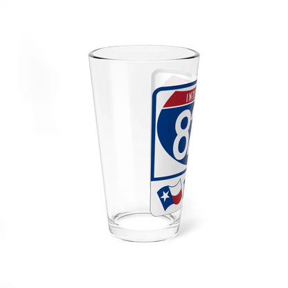 Toll Texas Interstate Highway 820 (Texas) (Road Sign) Pint Glass 16oz - Go Mug Yourself