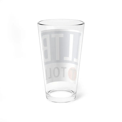 Toll Texas LLTB new (Texas) (Road Sign) Pint Glass 16oz - Go Mug Yourself