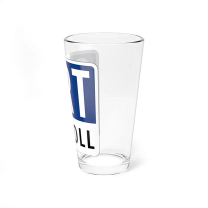 Toll Texas SRT new (Texas) (Road Sign) Pint Glass 16oz - Go Mug Yourself
