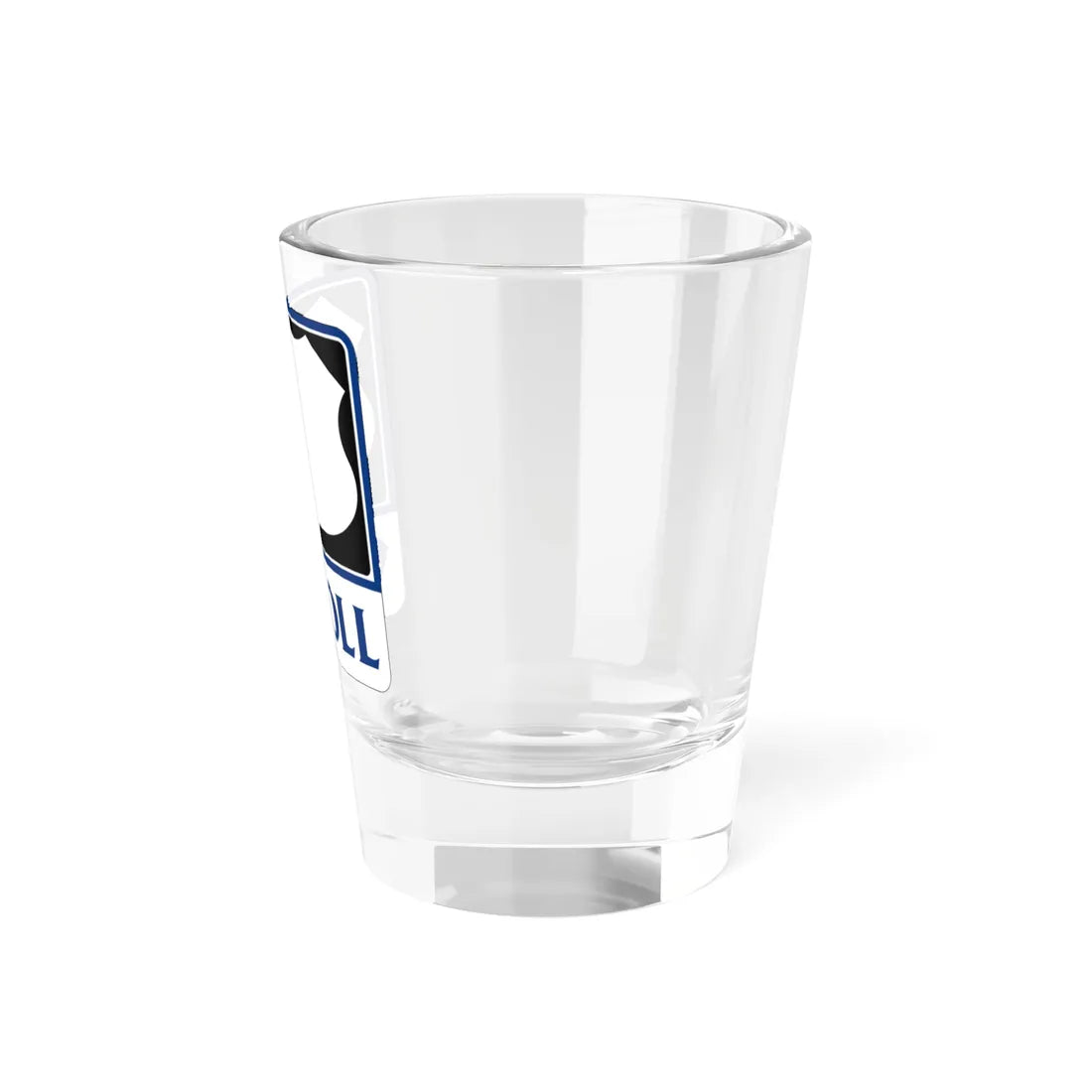 Toll Texas U.S. Highway blank (Texas) (Road Sign) Shot Glass 1.5oz - Go Mug Yourself