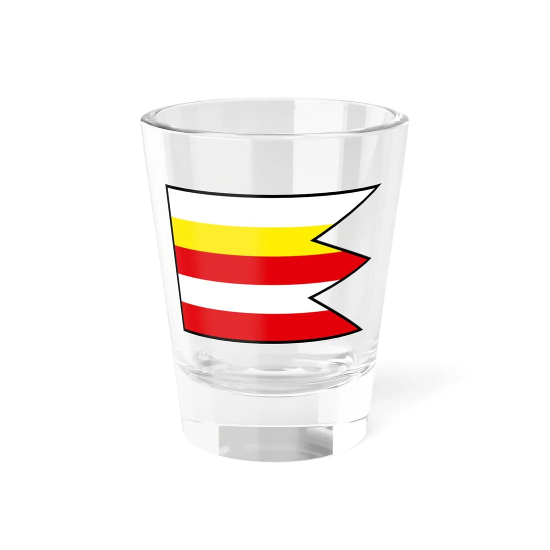 Tomasov Senec Flag (Slovakia) Shot Glass 1.5oz 1.5oz - Go Mug Yourself