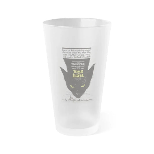 TOMB OF LIGEIA 1964 Movie Poster - Frosted Pint Glass 16oz Default Title - Go Mug Yourself