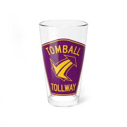 Tomball Tollway (Texas) (Road Sign) Pint Glass 16oz 16oz - Go Mug Yourself