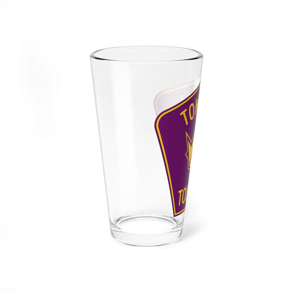 Tomball Tollway (Texas) (Road Sign) Pint Glass 16oz - Go Mug Yourself