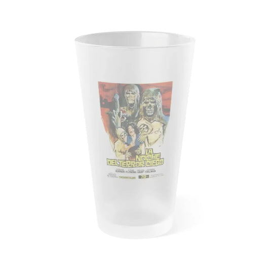 TOMBS OF THE BLIND DEAD 1972 Movie Poster - Frosted Pint Glass 16oz Default Title - Go Mug Yourself