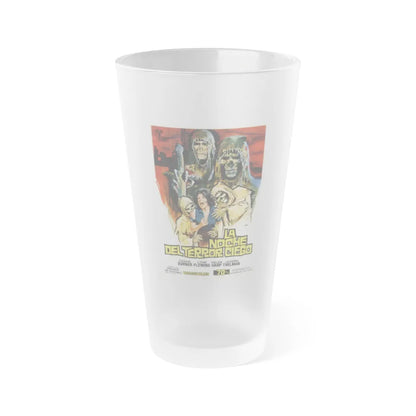 TOMBS OF THE BLIND DEAD 1972 Movie Poster - Frosted Pint Glass 16oz-Go Mug Yourself