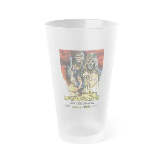 TOMBS OF THE BLIND DEAD 1972 Movie Poster - Frosted Pint Glass 16oz-Go Mug Yourself