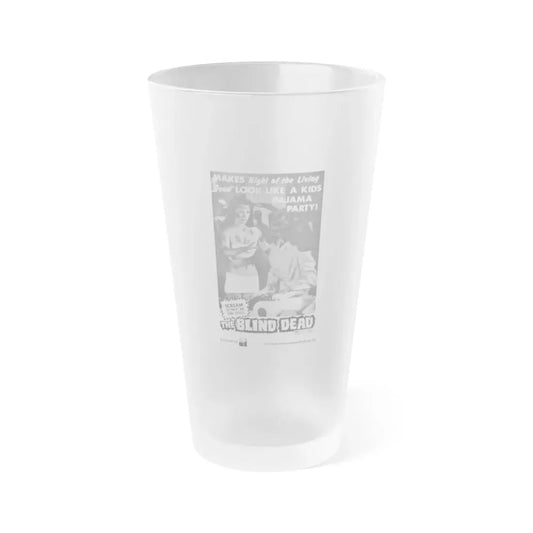TOMBS OF THE BLIND DEAD (2) 1972 Movie Poster - Frosted Pint Glass 16oz 16oz Frosted - Go Mug Yourself