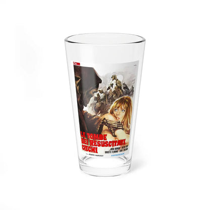 TOMBS OF THE BLIND DEAD (ITALIAN) 1972 Movie Poster - Pint Glass 16oz-16oz-Go Mug Yourself