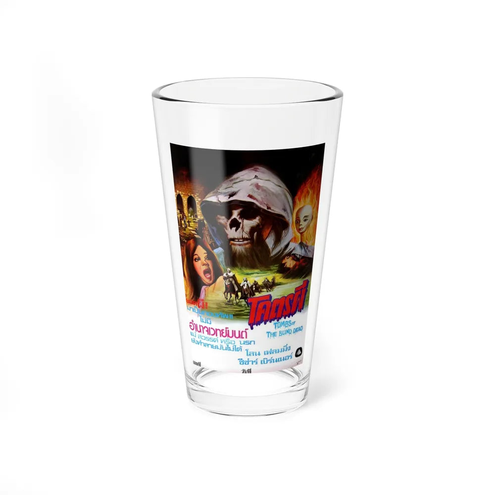 TOMBS OF THE BLIND DEAD (THAI) 1972 Movie Poster - Pint Glass 16oz-16oz-Go Mug Yourself