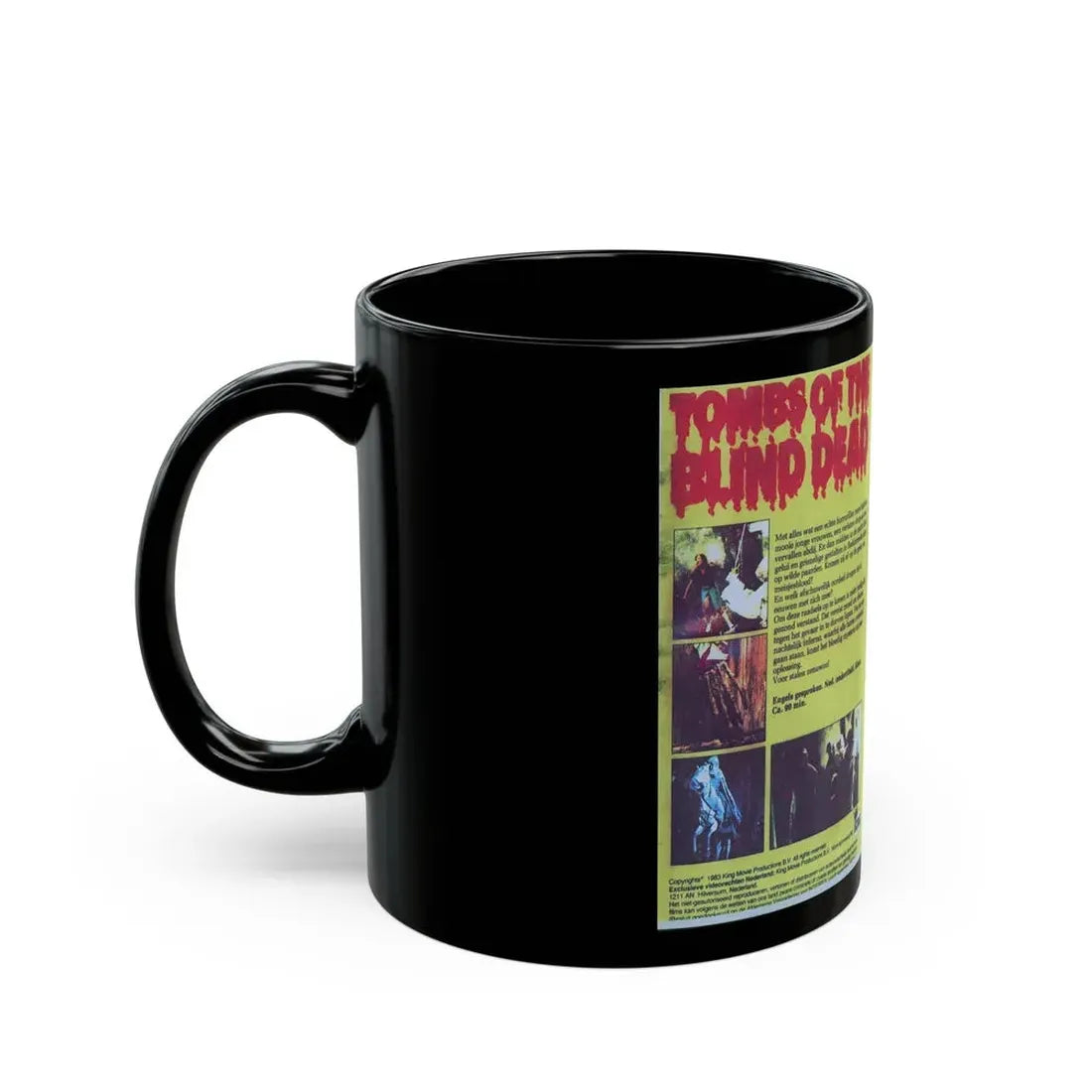 TOMBS OF THE BLIND DEAD (VHS COVER) - Black Coffee Mug - Go Mug Yourself