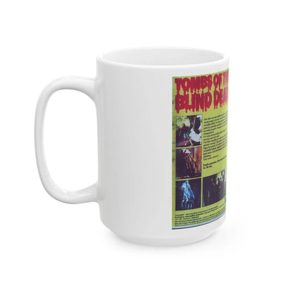 TOMBS OF THE BLIND DEAD (VHS COVER) - White Coffee Mug-Go Mug Yourself