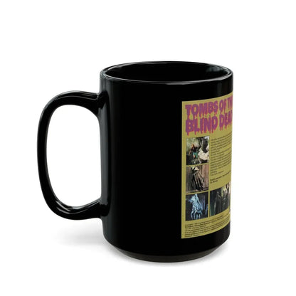 TOMBS OF THE BLIND ZOMBIES KING MOVIES (VHS COVER) - Black Coffee Mug - Go Mug Yourself