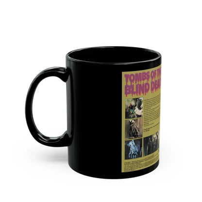 TOMBS OF THE BLIND ZOMBIES KING MOVIES (VHS COVER) - Black Coffee Mug - Go Mug Yourself