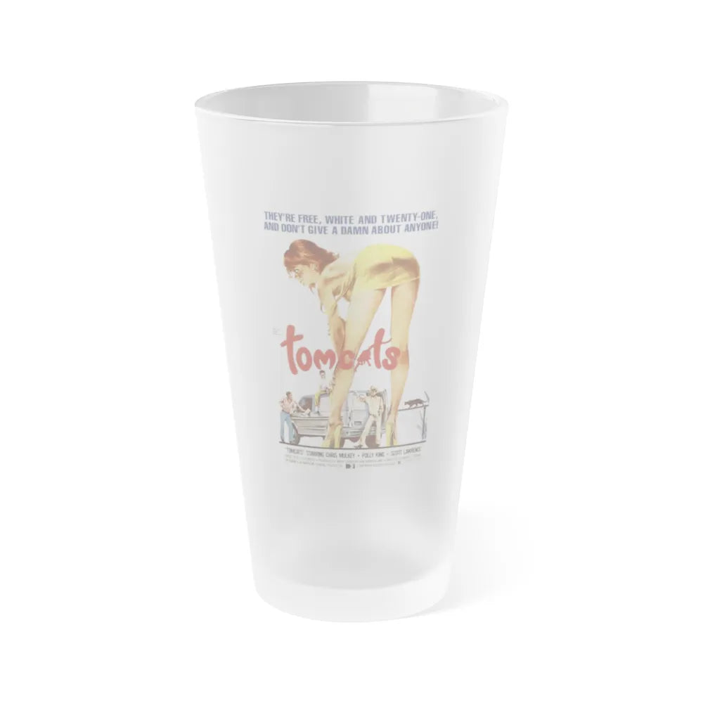 TOMCATS 1976 Movie Poster - Frosted Pint Glass 16oz-Go Mug Yourself