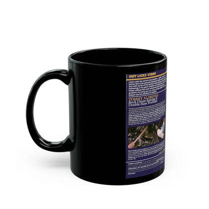 TOMMY ALDRIDGE HOT LICKS (VHS COVER) - Black Coffee Mug - Go Mug Yourself