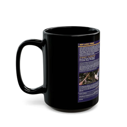 TOMMY ALDRIDGE ROCK DRUM SOLOING AND DOUBLE BASS WORKOUT (VHS COVER) - Black Coffee Mug-Go Mug Yourself