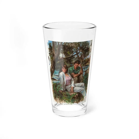 Tomorrow's Lover, Harlequin Romance 13, Paperback Novel Cover , 1988 - Pint Glass 16oz 16oz - Go Mug Yourself