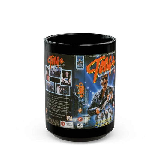 TONGS A NEW YORK CHINATOWN STORY (VHS COVER) - Black Coffee Mug-15oz-Go Mug Yourself