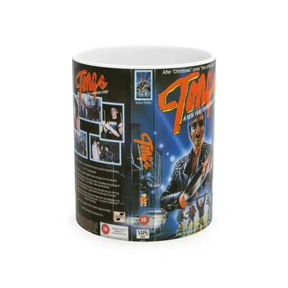 TONGS A NEW YORK CHINATOWN STORY (VHS COVER) - White Coffee Mug 11oz - Go Mug Yourself