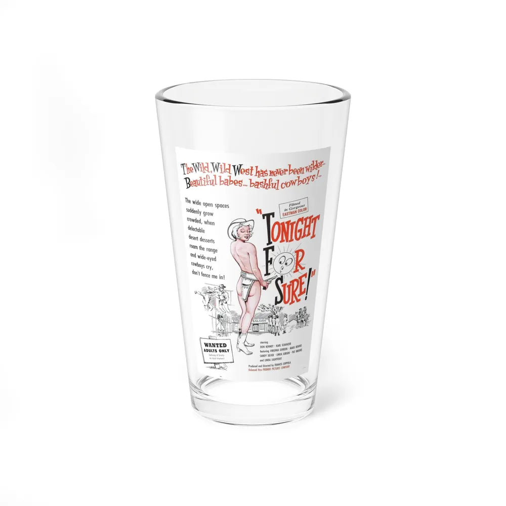 TONIGHT FOR SURE 1962 Movie Poster - Pint Glass 16oz-16oz-Go Mug Yourself